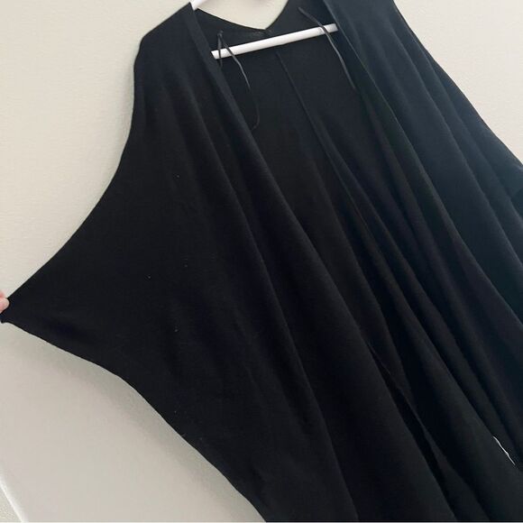 Lululemon Women's Merino Wool Short Sleeve Wrap Cardigan - Size XL/XXL Black - Picture 3 of 8